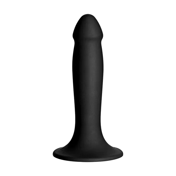 Vac-U-Lock 6.5 Inch Black Silicone Dildo by Doc Johnson — image 2 of 6