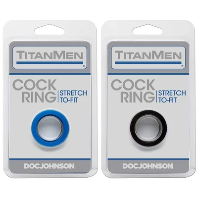 Titanmen Thick Stretch to Fit Cock Ring by Doc Johnson