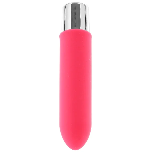 BAM MINI Rechargeable Bullet Silicone Vibrator by VeDO - Pink