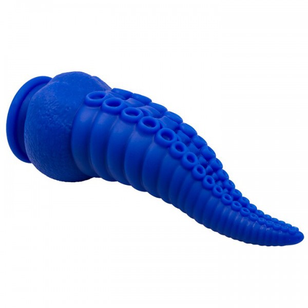 The Kraken Monster Blue Tentacle Dildo - 8 Inch
