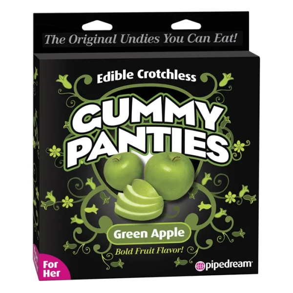 Pipedream Products Edible Crotchless Gummy Panty Apple