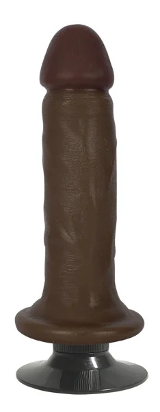 Jock 6" Vibrating Dong No Balls Chocolate