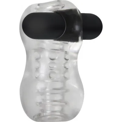 The Crackle Rechargeable Compact Stroker Clear