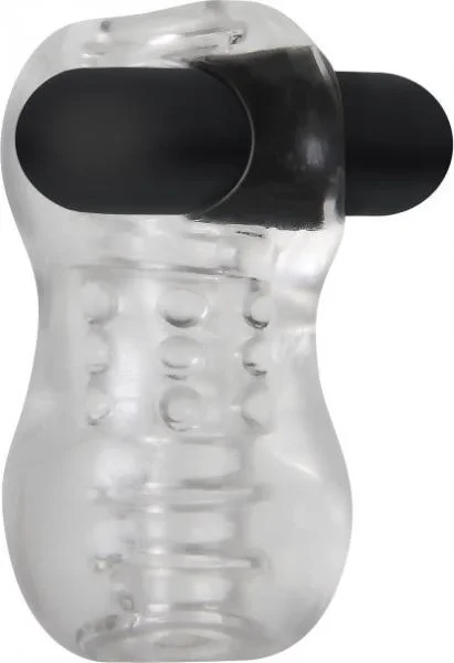 The Crackle Rechargeable Compact Stroker Clear
