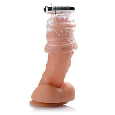 Trinity Vibes Vibrating Penis Head Teaser Clear