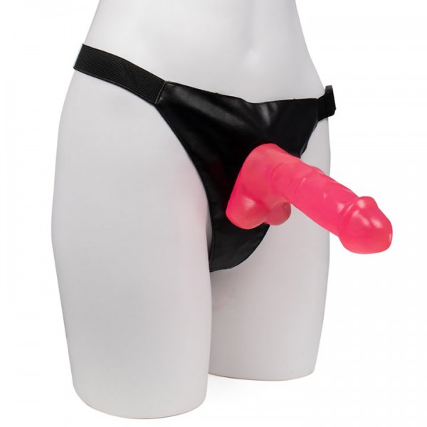Ride Me Wild Pink Strap-On – 7 Inch
