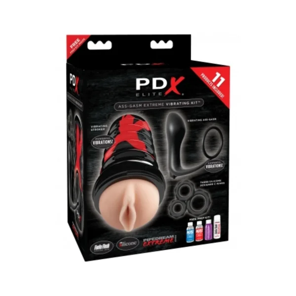 PDX ELITE ASS-GASM VIBRATING KIT