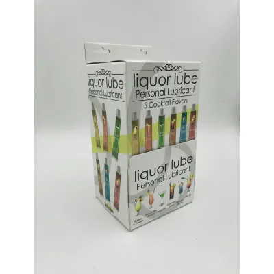 Liquor Lube Assorted Flavors 72 Pcs Display Display 6 Cocktail Flavors 10ml Tubes