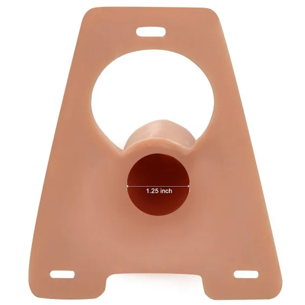 8" Curved Hollow Strap-On - Have Longer Lasting Sex!
