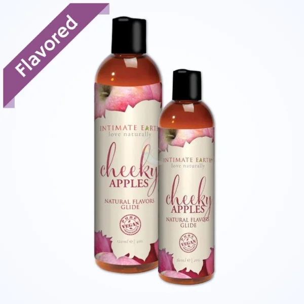 Intimate Earth Cheeky Apples Flavored Water-Based Lube | 2oz
