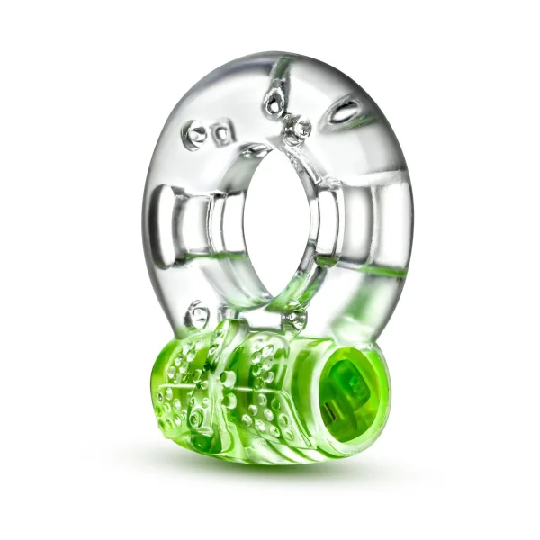 Play With Me - Arouser Vibrating C-ring - Green