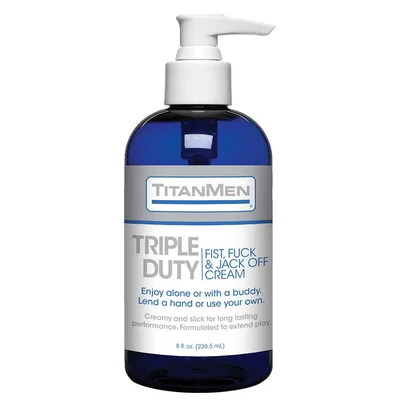 TitanMen Triple Duty Fisting Jack Off Cream 8 oz