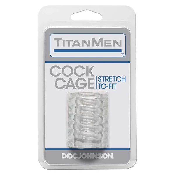 TitanMen Ribbed Stretch-To-Fit Cock Cage Girth Enhancer — image 2 of 7