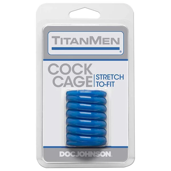TitanMen Ribbed Stretch-To-Fit Cock Cage Girth Enhancer — image 4 of 7