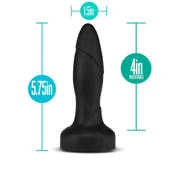 Anal Adventures Platinum 5.75 Inch Drive Rechargeable Butt Plug Silicone with Remote by Blush Novelties — image 3 of 5