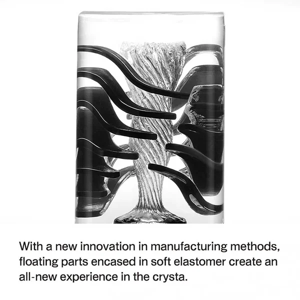 Tenga Crysta Leaf Floating Shape Stroker for Men — image 4 of 6