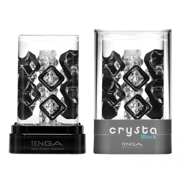 Tenga Crysta Block Floating Shape Stroker for Men — image 2 of 6