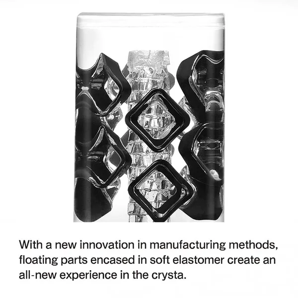 Tenga Crysta Block Floating Shape Stroker for Men — image 3 of 6