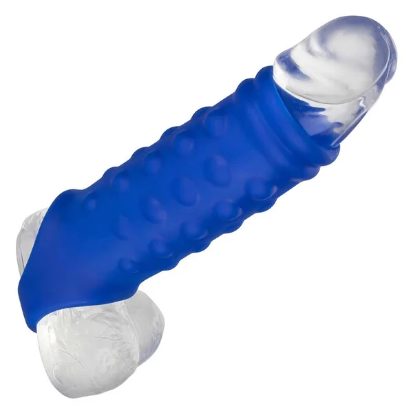 Admiral Liquid Silicone Blue Beaded Cock Sheath Girth Enhancer — image 2 of 10