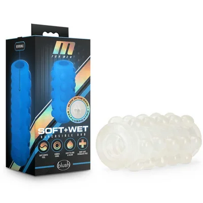 M for Men Soft and Wet Reversible Orb Frosted Stroker