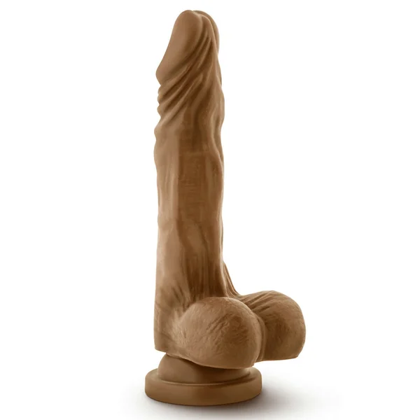 Dr. Skin Stud Muffin Realistic Anal Dildo with Balls by Blush Novelties — image 5 of 11