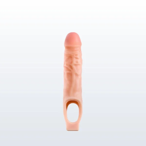 Performance 9" Cock Sheath Penis Extender - Vanilla — image 4 of 4