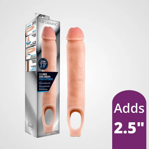 Performance - 11.5" Cock Sheath Penis Extender - Vanilla — image 4 of 6