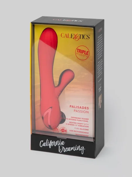 California Dreaming Rotating Warming Rechargeable Silicone Rabbit Vibrator