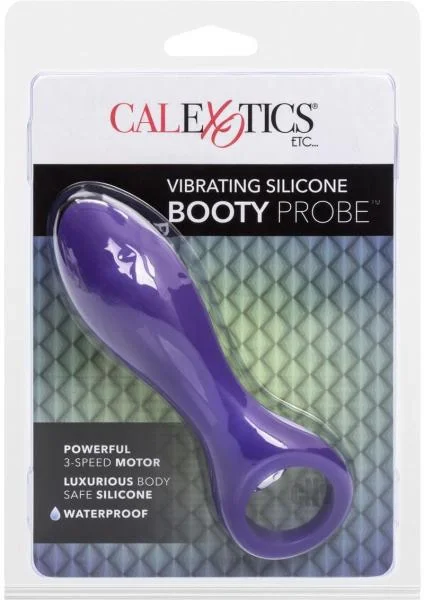 Vibrating Silicone Booty Probe Purple — image 7 of 8