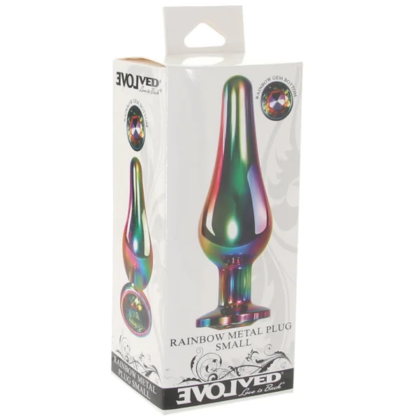 Small Rainbow Metal Plug