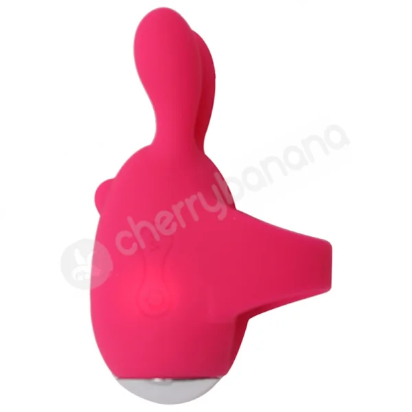 Cherry Banana Pink Finger Bunny Vibrator
