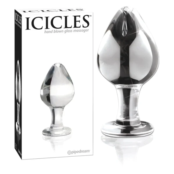 Icicles No. 25 Glass Butt Plug
