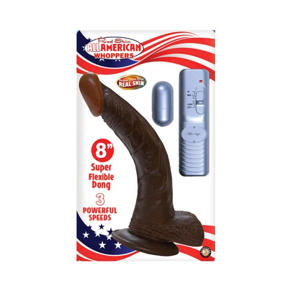 American Whopper 8in Curved Vibrating Dong Balls — image 10 of 11