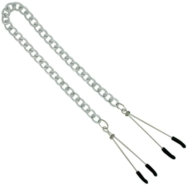 Dark Amour Tweeze Style Chained Nipple Clamps