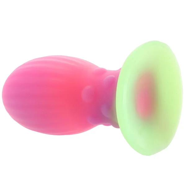 Xeno Egg Glow In The Dark Silicone Egg 6.9" Silicone Suction Cup Dildo By Creature Cocks - XL