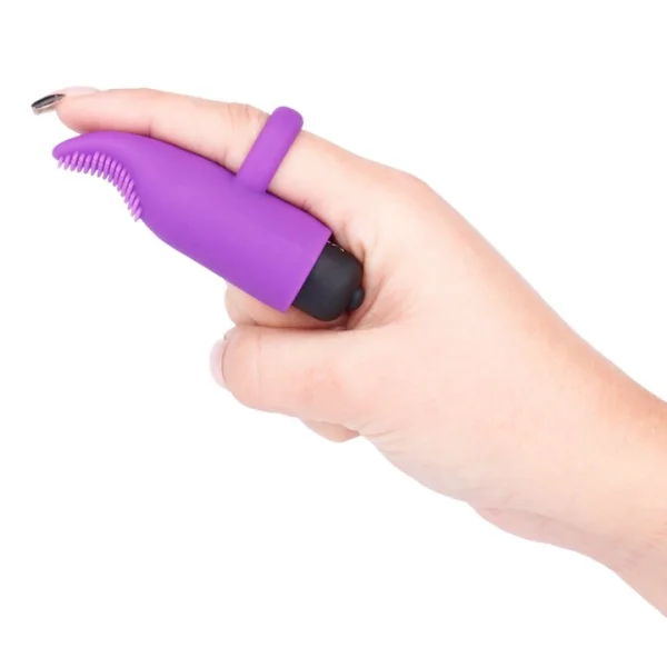 Bondara Passion Pointer Purple Silicone Finger Vibrator