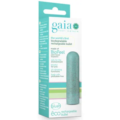 Gaia Eco Rechargeable Bullet Aqua Blue USB Rechargeable Bullet