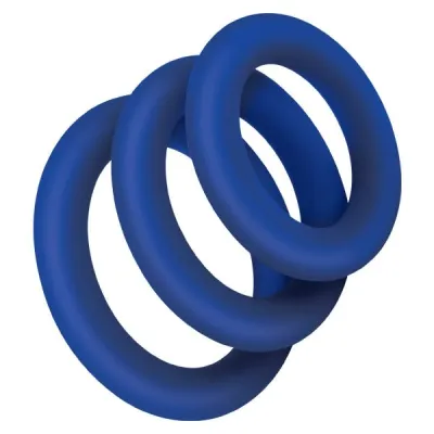 Zolo Extra Thick Silicone 3 Pack Cock Ring