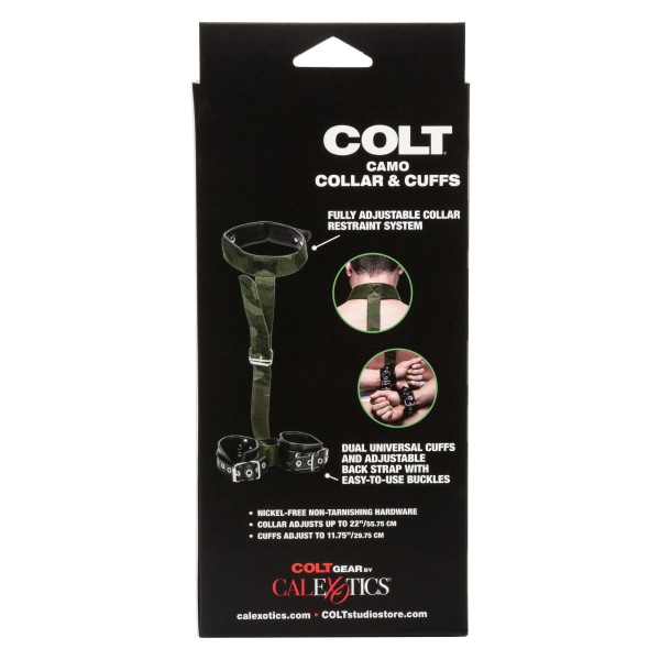 Camo Collar and Cuffs