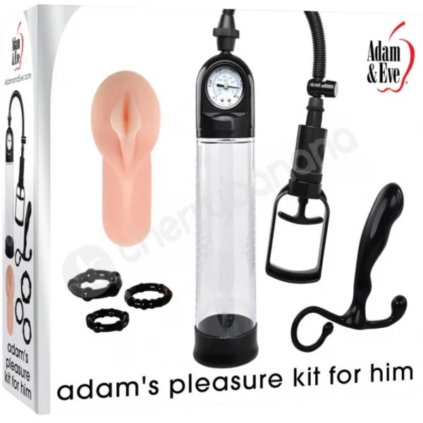 Adam & Eve Adams 6 Piece Pleasure Kit For Him