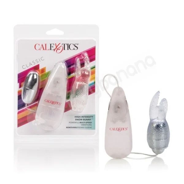 Hi-Intensity Clear Snow Bunny Bullet Vibrator