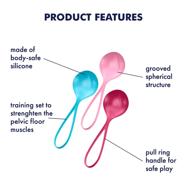 Satisfyer Strengthening Balls (set of 3)