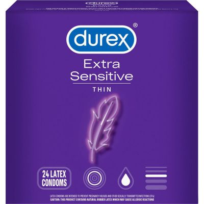 Durex Extra Sensitive Super Thin Condoms 24 Pack