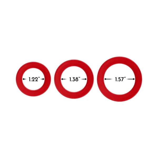 Forto F-61: 3 Piece C-ring Set 100% Silicone