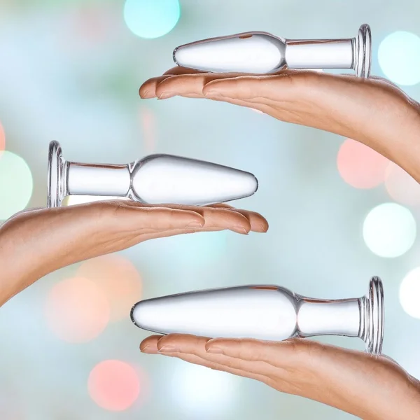 Gläs 3 pcs Anal Training Set Glass Butt Plugs — image 14 of 16