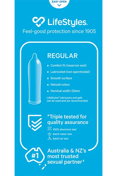 Lifestyles Regular Condoms (10 Pack)
