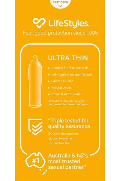 Lifestyles Ultra Thin Condoms (10 Pack) — image 6 of 6