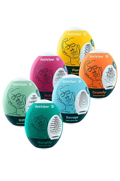 Satisfyer Masturbator Eggs 6-Piece Set