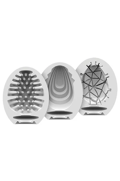 Satisfyer Masturbator Eggs 3-Piece Set Naughty, Savage, Crunchy — image 4 of 4