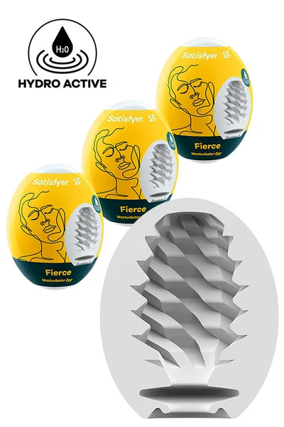 Satisfyer Masturbator Eggs 3-Piece Set Fierce — image 3 of 4